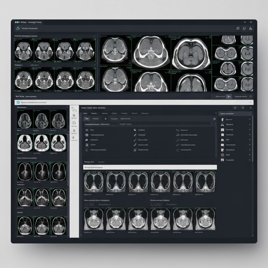MeddPACS radiology imaging platform interface
